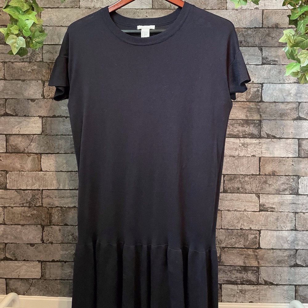H&M S Navy Knit Dress